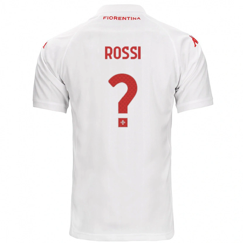 Danxen Kvinder Alessandro Rossi #0 Hvid Udebane Spillertrøjer 2024/25 Trøje T-Shirt
