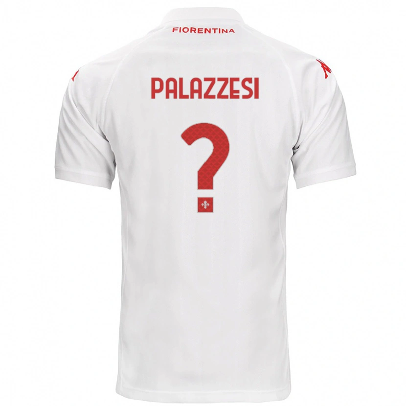 Danxen Kvinder Yuri Palazzesi #0 Hvid Udebane Spillertrøjer 2024/25 Trøje T-Shirt
