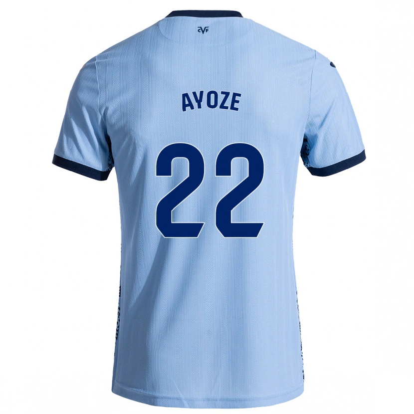 Danxen Kvinder Ayoze Pérez #22 Himmelblå Udebane Spillertrøjer 2024/25 Trøje T-Shirt