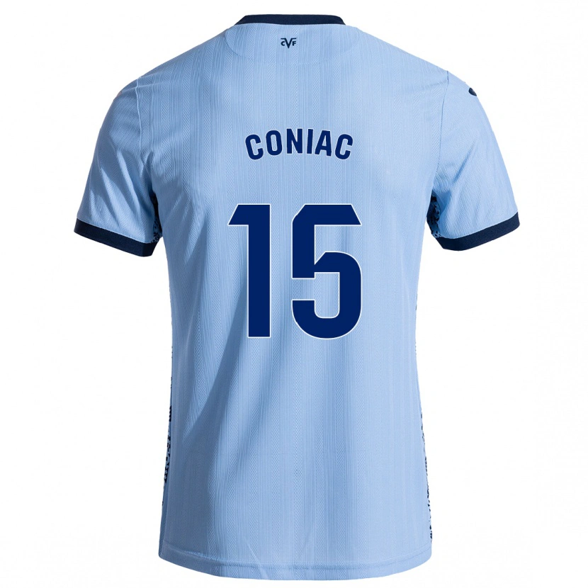Danxen Kvinder Edu Coniac #15 Himmelblå Udebane Spillertrøjer 2024/25 Trøje T-Shirt