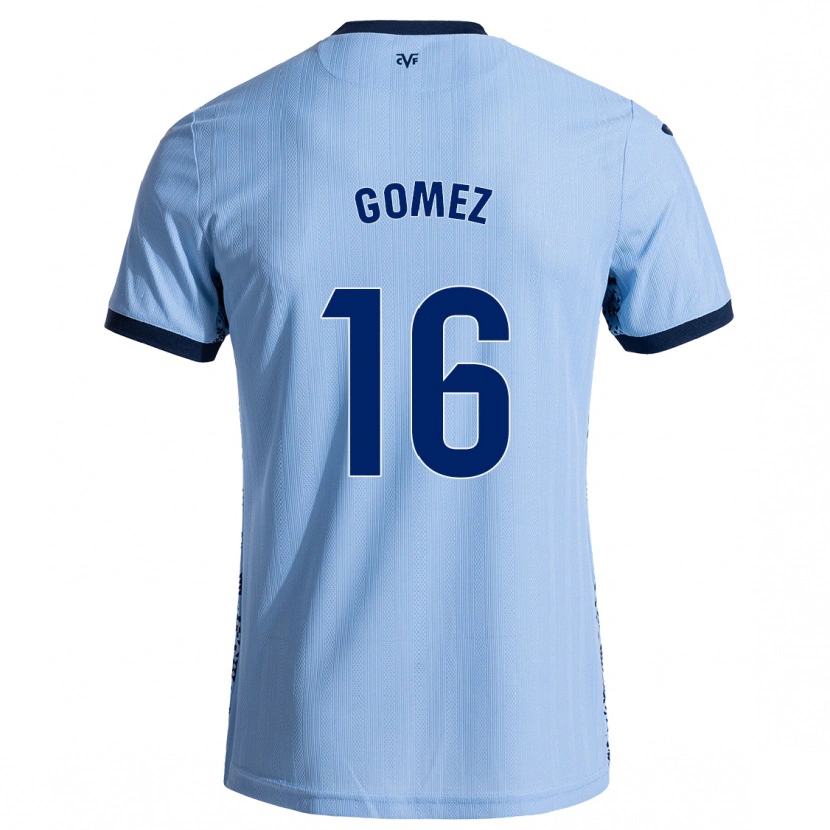 Danxen Kvinder Queralt Gómez #16 Himmelblå Udebane Spillertrøjer 2024/25 Trøje T-Shirt