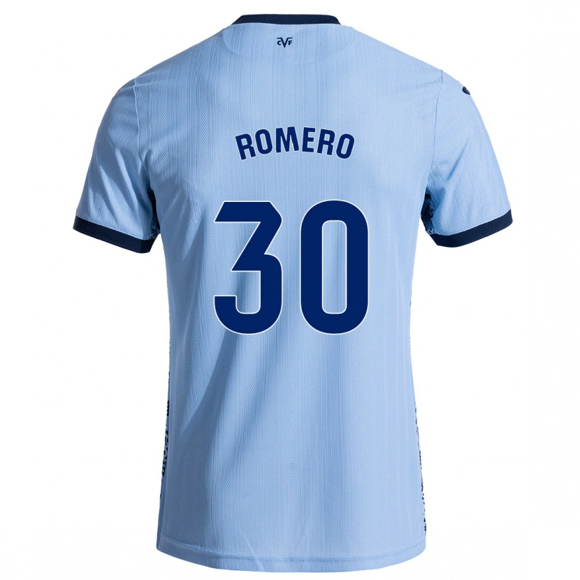 Danxen Kvinder Lucía Romero #30 Himmelblå Udebane Spillertrøjer 2024/25 Trøje T-Shirt