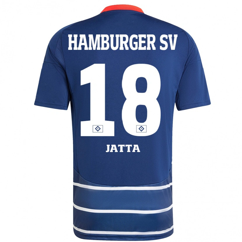 Danxen Kvinder Bakery Jatta #18 Mørkeblå Udebane Spillertrøjer 2024/25 Trøje T-Shirt