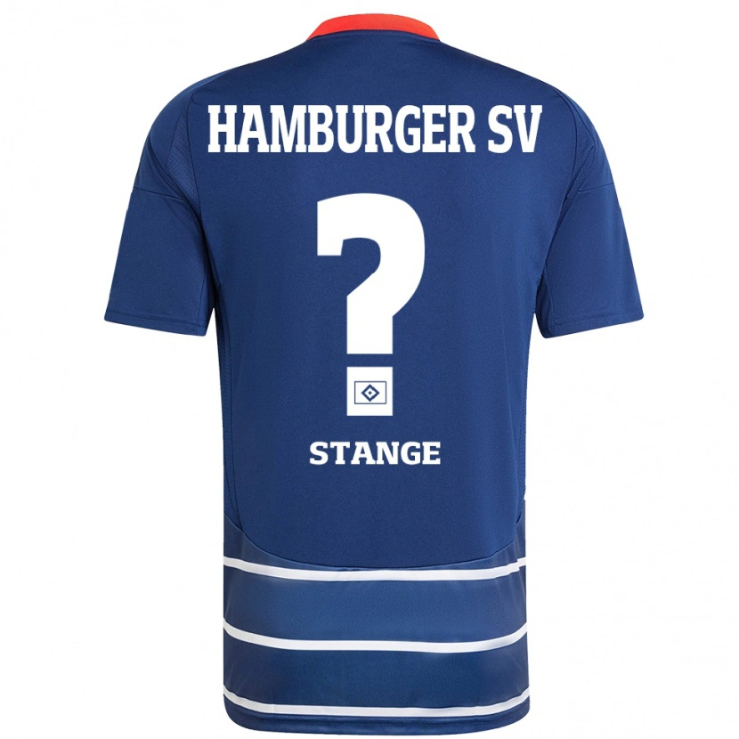 Danxen Kvinder Tobias Stange #0 Mørkeblå Udebane Spillertrøjer 2024/25 Trøje T-Shirt