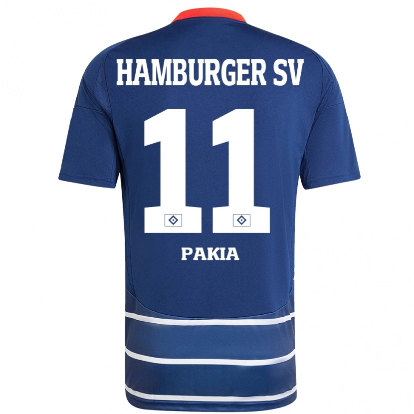 Danxen Kvinder Ware Pakia #11 Mørkeblå Udebane Spillertrøjer 2024/25 Trøje T-Shirt