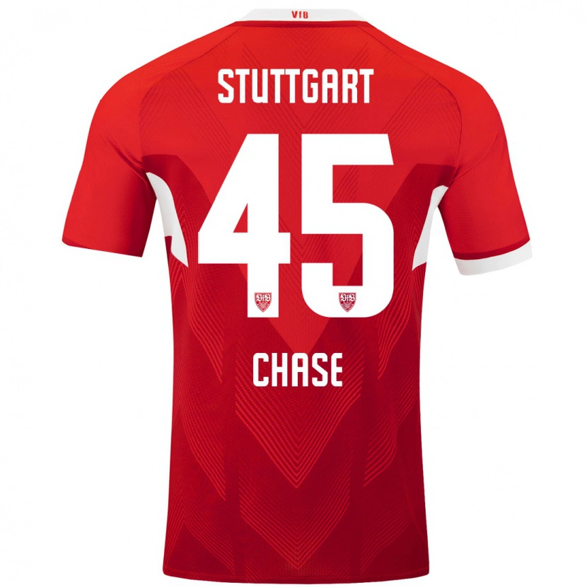 Danxen Kvinder Anrie Chase #45 Rød Hvid Udebane Spillertrøjer 2024/25 Trøje T-Shirt