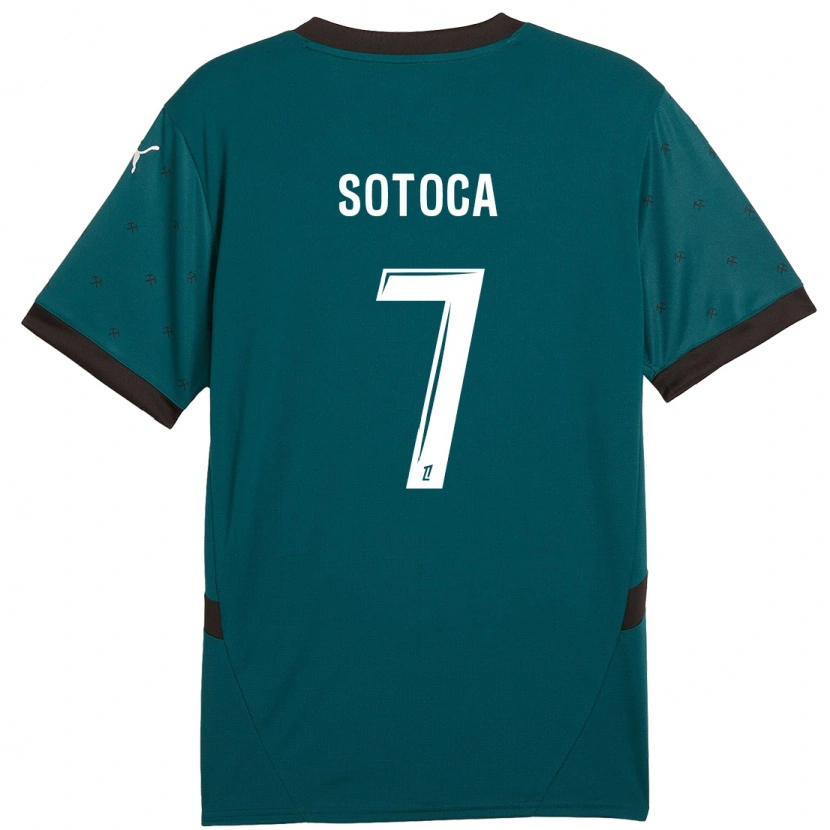 Danxen Kvinder Florian Sotoca #7 Mørkegrøn Udebane Spillertrøjer 2024/25 Trøje T-Shirt