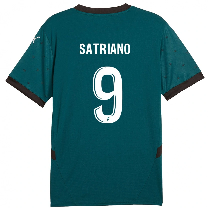 Danxen Kvinder Martín Satriano #9 Mørkegrøn Udebane Spillertrøjer 2024/25 Trøje T-Shirt