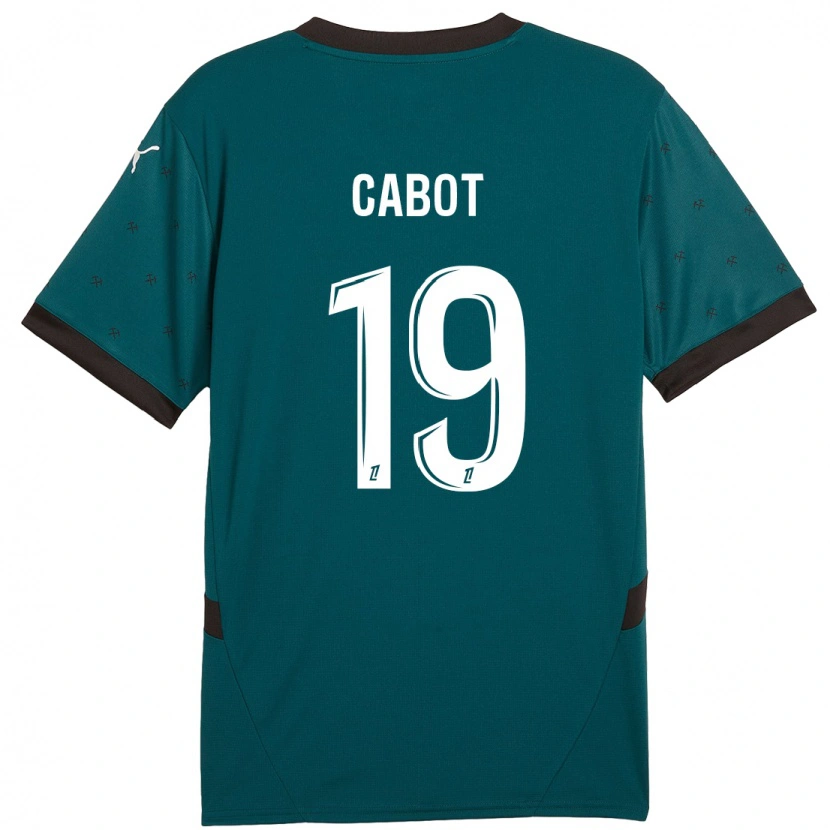 Danxen Kvinder Jimmy Cabot #19 Mørkegrøn Udebane Spillertrøjer 2024/25 Trøje T-Shirt