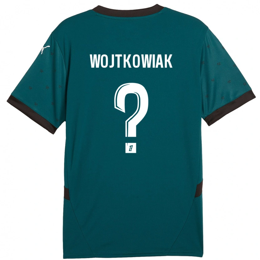 Danxen Kvinder Valentin Wojtkowiak #0 Mørkegrøn Udebane Spillertrøjer 2024/25 Trøje T-Shirt
