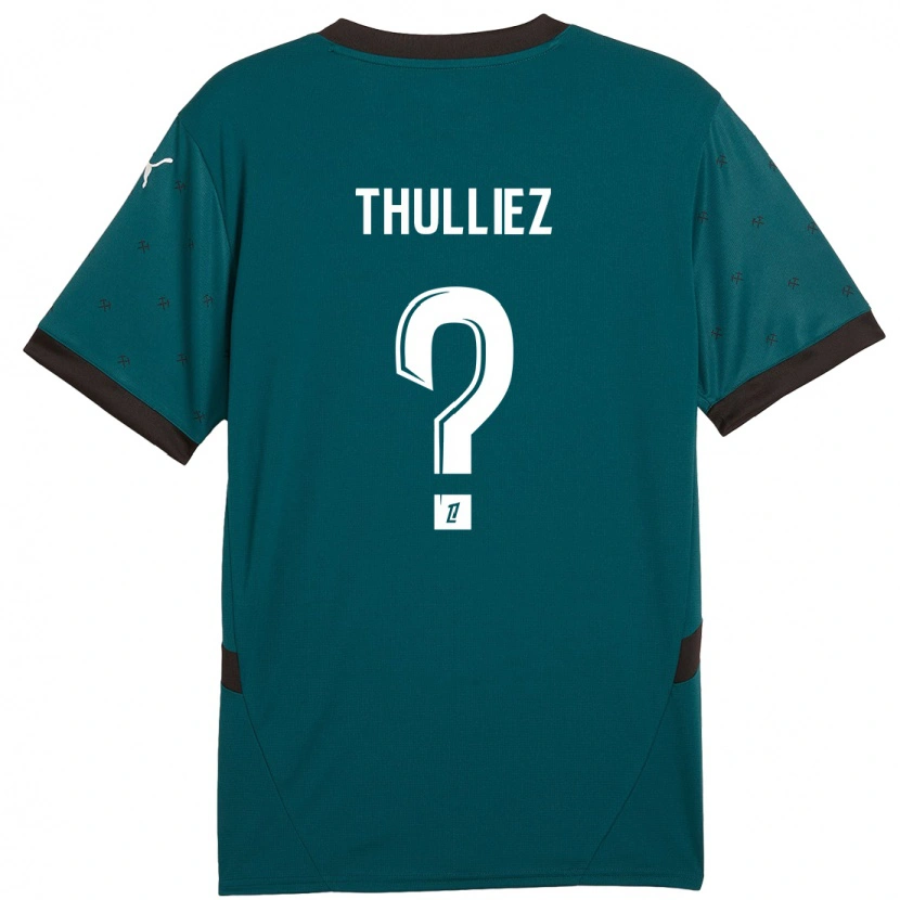 Danxen Kvinder Lucie Thulliez #0 Mørkegrøn Udebane Spillertrøjer 2024/25 Trøje T-Shirt