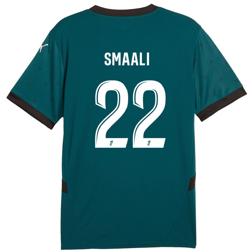 Danxen Kvinder Emma Smaali #22 Mørkegrøn Udebane Spillertrøjer 2024/25 Trøje T-Shirt