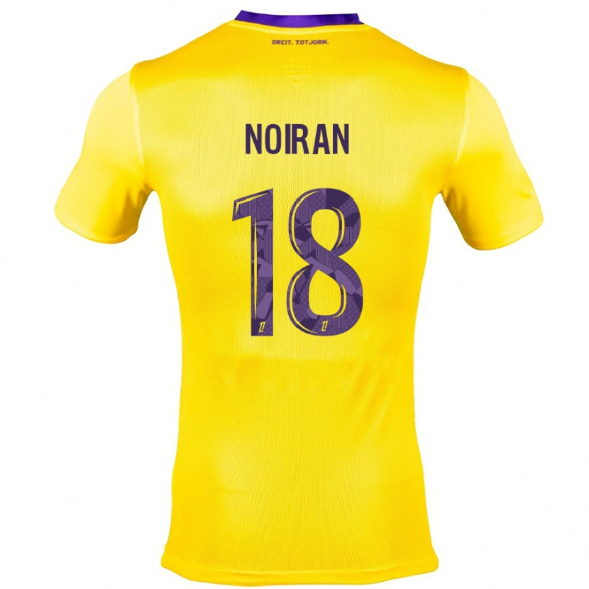 Danxen Kvinder Clara Noiran #18 Gul Lilla Udebane Spillertrøjer 2024/25 Trøje T-Shirt
