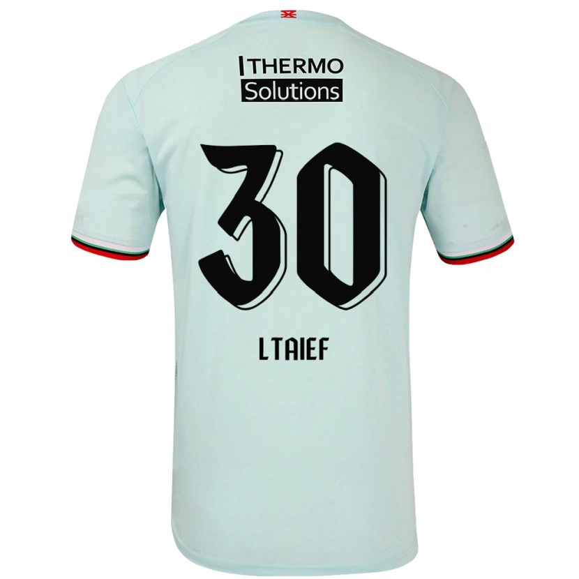 Danxen Kvinder Sayfallah Ltaief #30 Lysegrøn Udebane Spillertrøjer 2024/25 Trøje T-Shirt