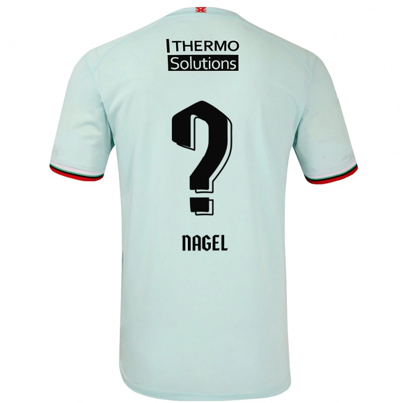 Danxen Kvinder Benjamin Nagel #0 Lysegrøn Udebane Spillertrøjer 2024/25 Trøje T-Shirt