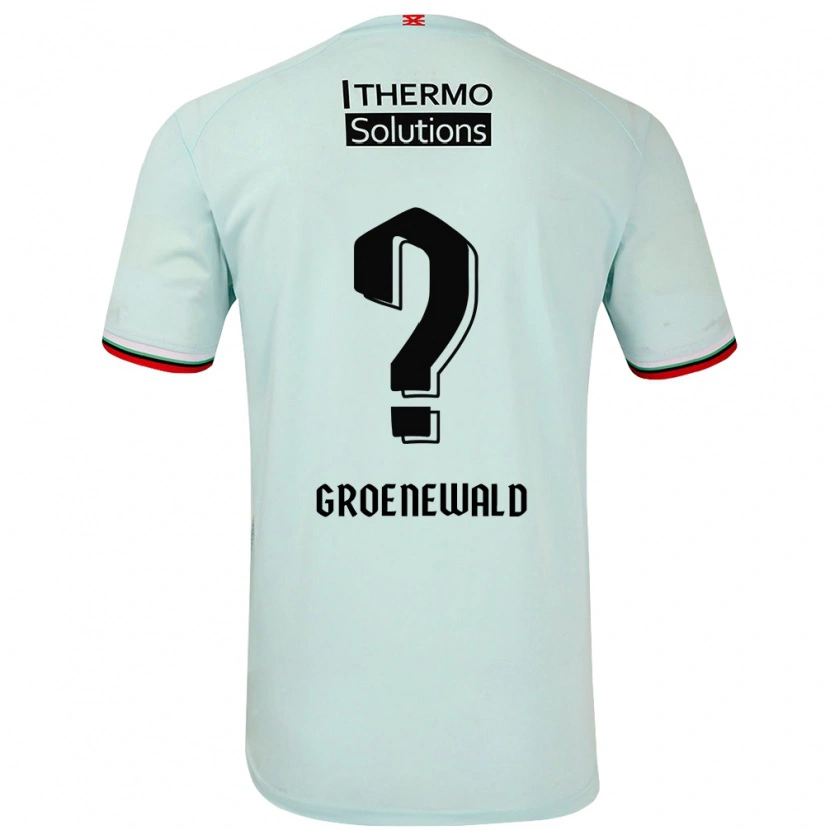Danxen Kvinder Nigel Groenewald #0 Lysegrøn Udebane Spillertrøjer 2024/25 Trøje T-Shirt