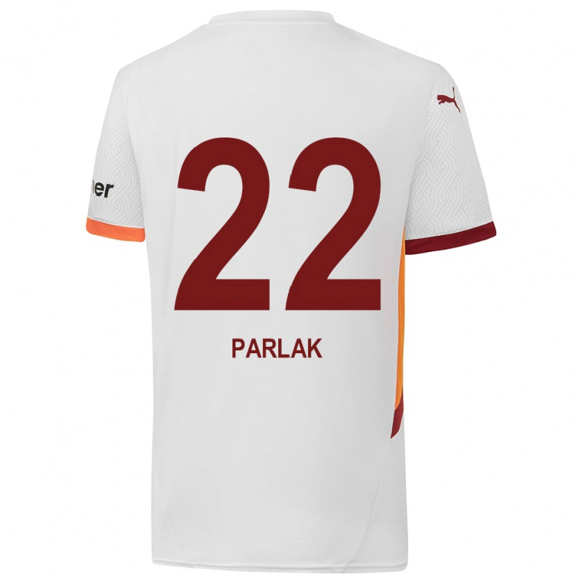 Danxen Kvinder Nazlıcan Parlak #22 Hvid Gul Rød Udebane Spillertrøjer 2024/25 Trøje T-Shirt