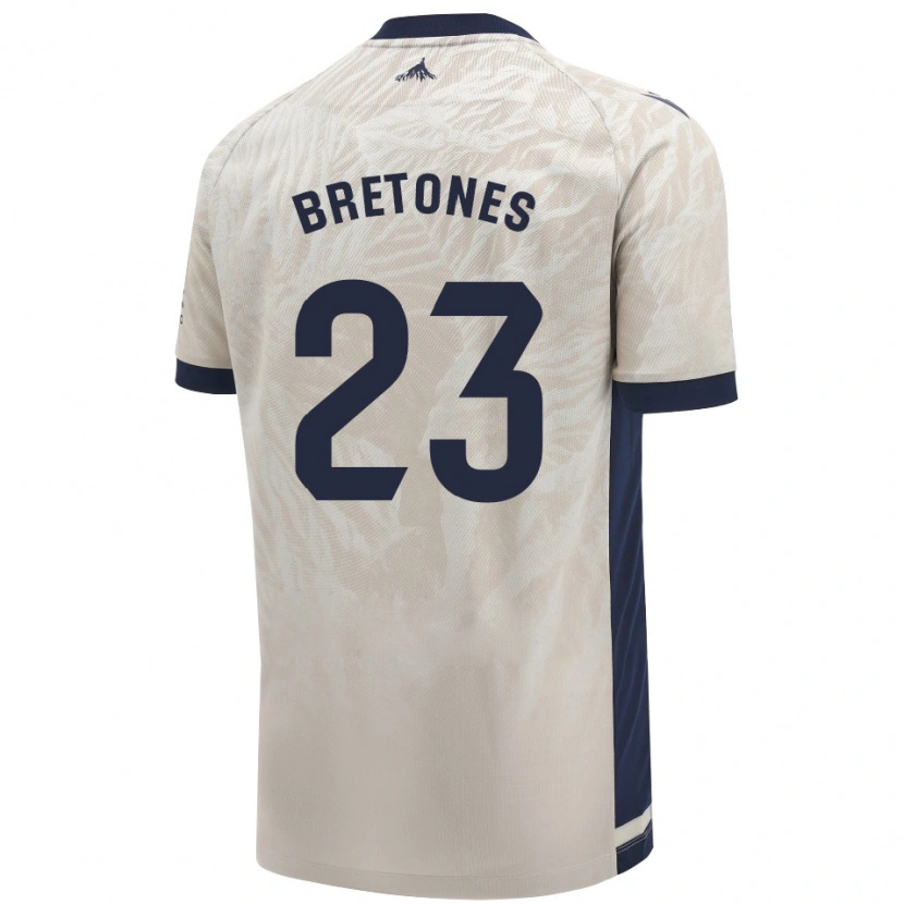 Danxen Kvinder Abel Bretones #23 Lysegrå Udebane Spillertrøjer 2024/25 Trøje T-Shirt