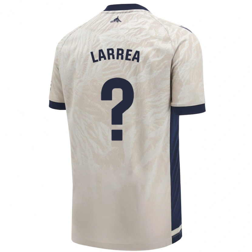 Danxen Kvinder Unai Larrea #0 Lysegrå Udebane Spillertrøjer 2024/25 Trøje T-Shirt