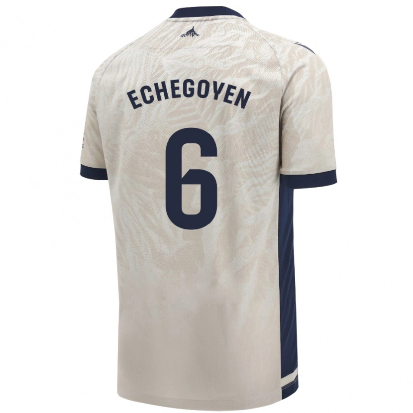 Danxen Kvinder Mauro Echegoyen #6 Lysegrå Udebane Spillertrøjer 2024/25 Trøje T-Shirt
