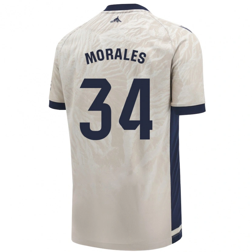 Danxen Kvinder Anai Morales #34 Lysegrå Udebane Spillertrøjer 2024/25 Trøje T-Shirt