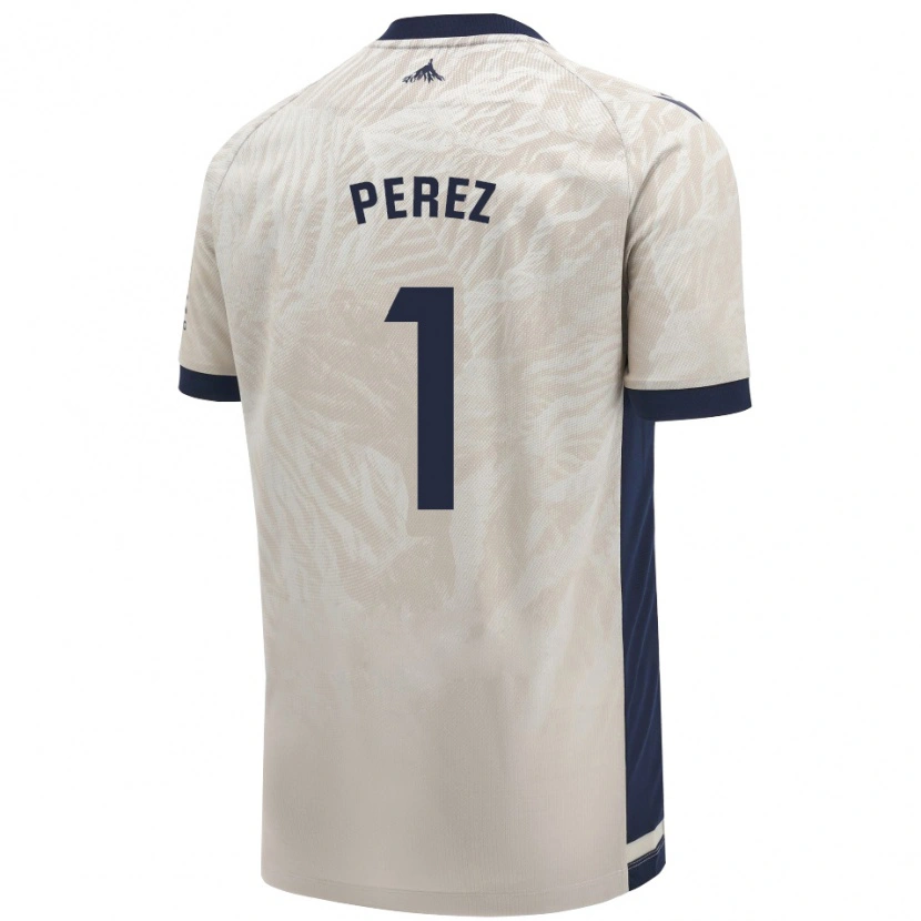 Danxen Kvinder Silvia Pérez Fernández De Romarategui #1 Lysegrå Udebane Spillertrøjer 2024/25 Trøje T-Shirt