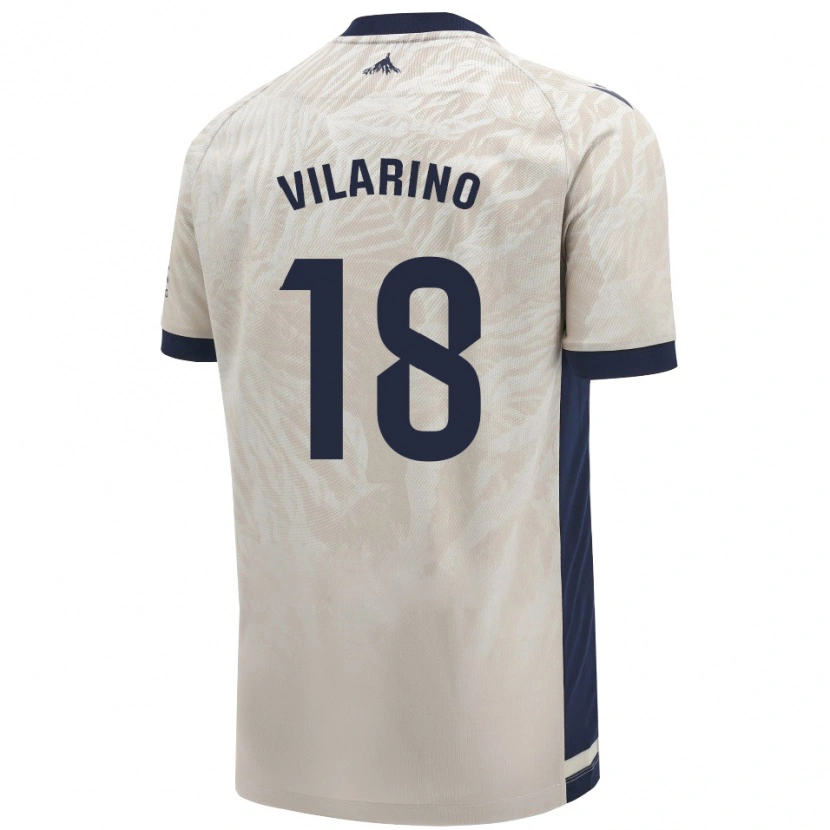 Danxen Kvinder Maitane Vilariño #18 Lysegrå Udebane Spillertrøjer 2024/25 Trøje T-Shirt
