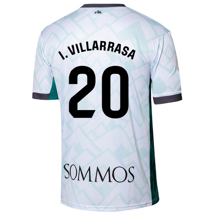 Danxen Kvinder Ignasi Vilarrasa #20 Hvid Grøn Udebane Spillertrøjer 2024/25 Trøje T-Shirt