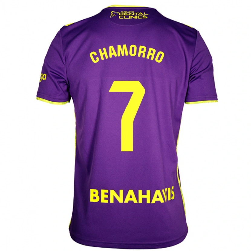 Danxen Kvinder Alexis Chamorro #7 Lilla Gul Udebane Spillertrøjer 2024/25 Trøje T-Shirt