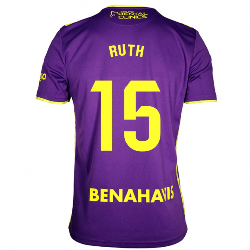 Danxen Kvinder Ruth #15 Lilla Gul Udebane Spillertrøjer 2024/25 Trøje T-Shirt