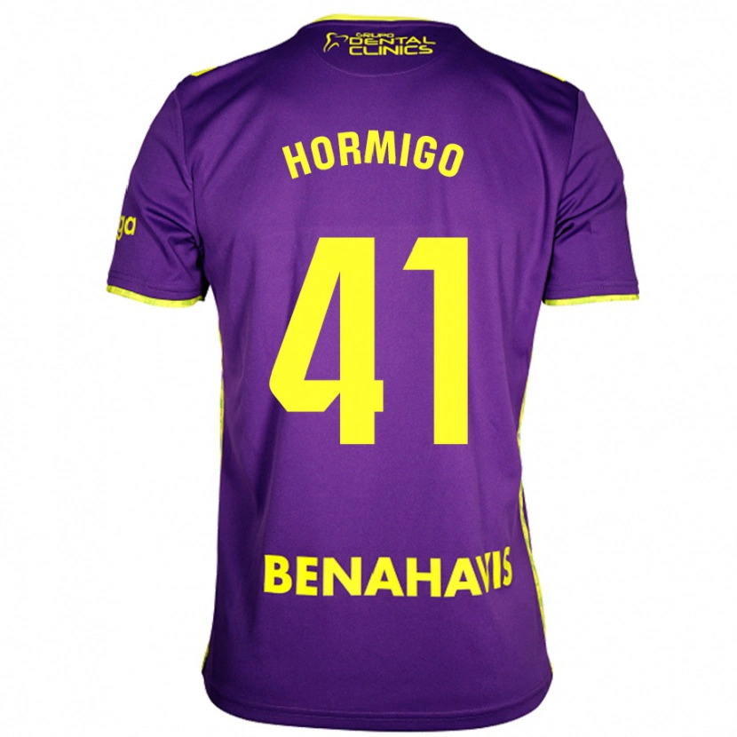 Danxen Kvinder Cintia Hormigo #41 Lilla Gul Udebane Spillertrøjer 2024/25 Trøje T-Shirt