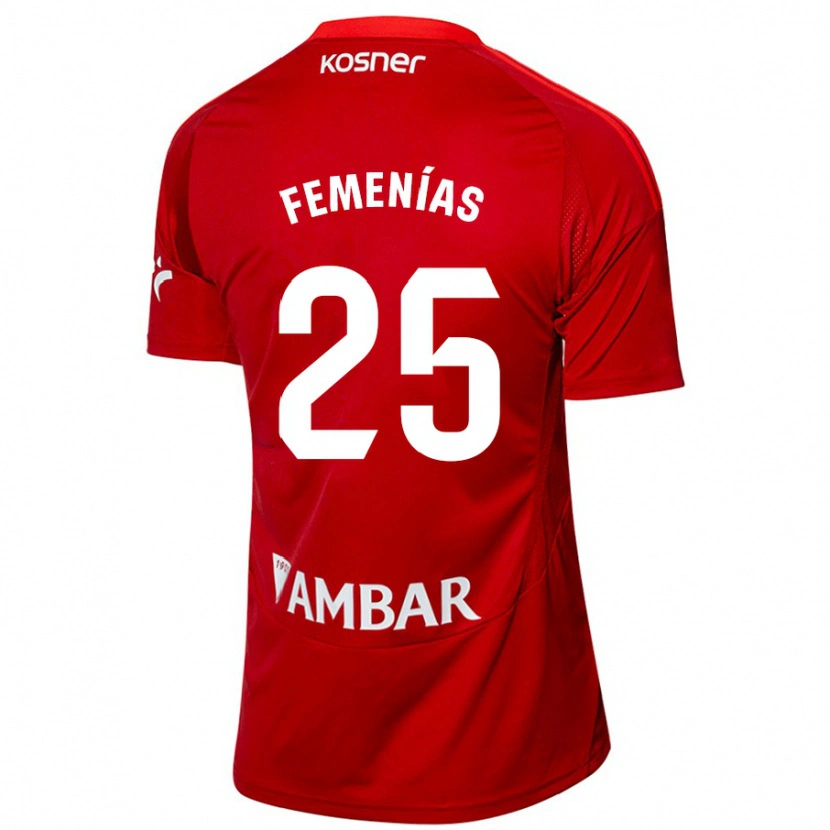 Danxen Kvinder Joan Femenías #25 Hvid Blå Udebane Spillertrøjer 2024/25 Trøje T-Shirt