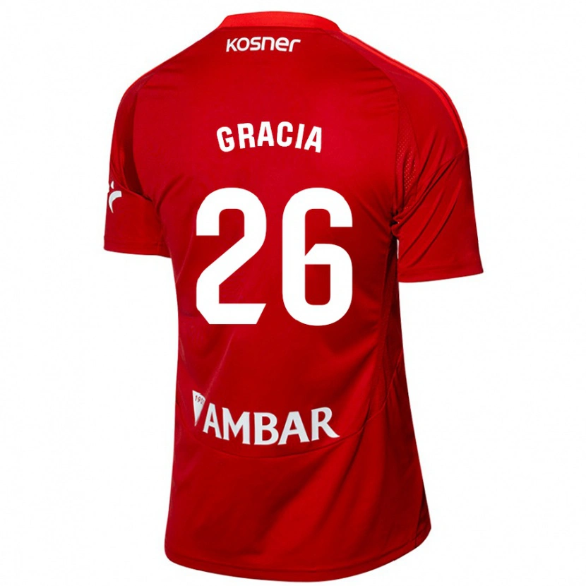 Danxen Kvinder Gori Gracia #26 Hvid Blå Udebane Spillertrøjer 2024/25 Trøje T-Shirt