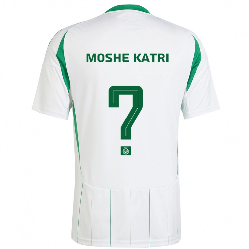 Danxen Kvinder Roy Moshe Katri #0 Hvid Grøn Udebane Spillertrøjer 2024/25 Trøje T-Shirt