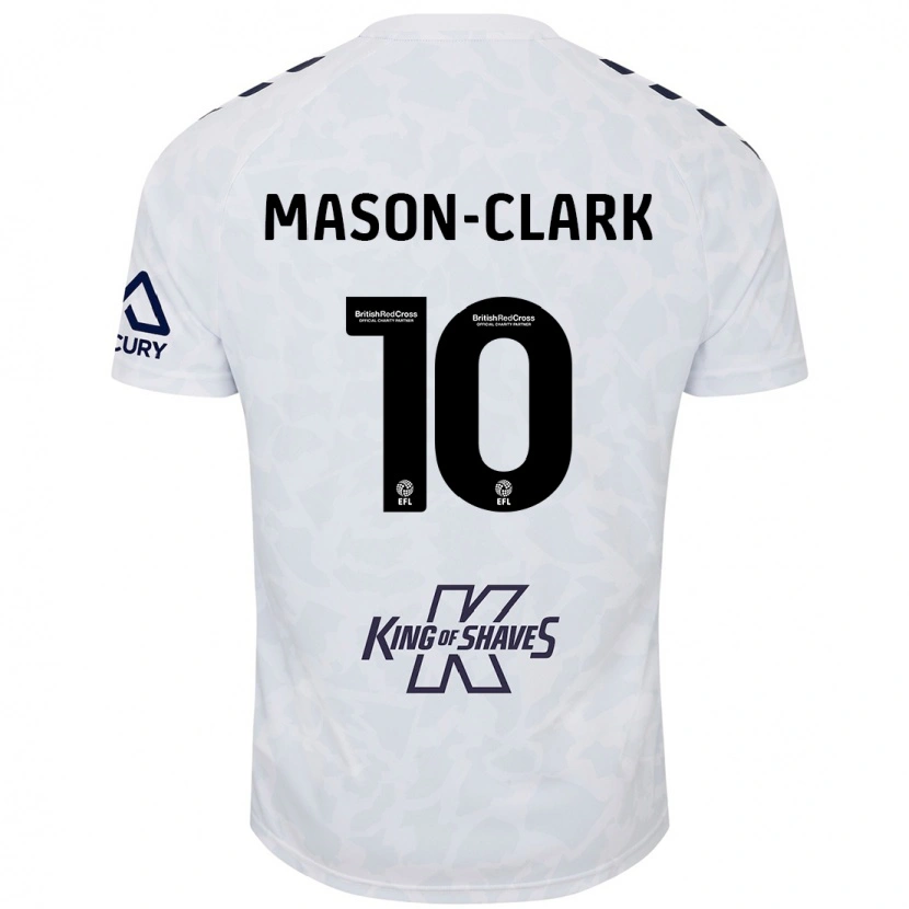 Danxen Kvinder Ephron Mason-Clark #10 Hvid Udebane Spillertrøjer 2024/25 Trøje T-Shirt