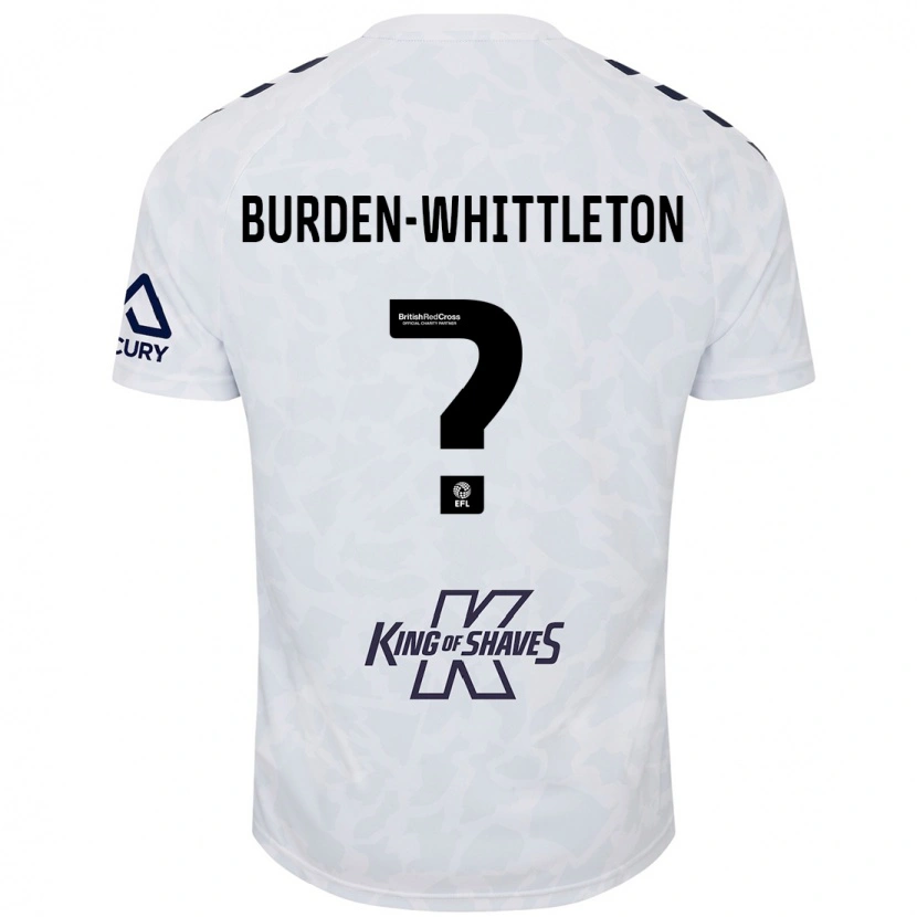 Danxen Kvinder Charlie Burden-Whittleton #0 Hvid Udebane Spillertrøjer 2024/25 Trøje T-Shirt