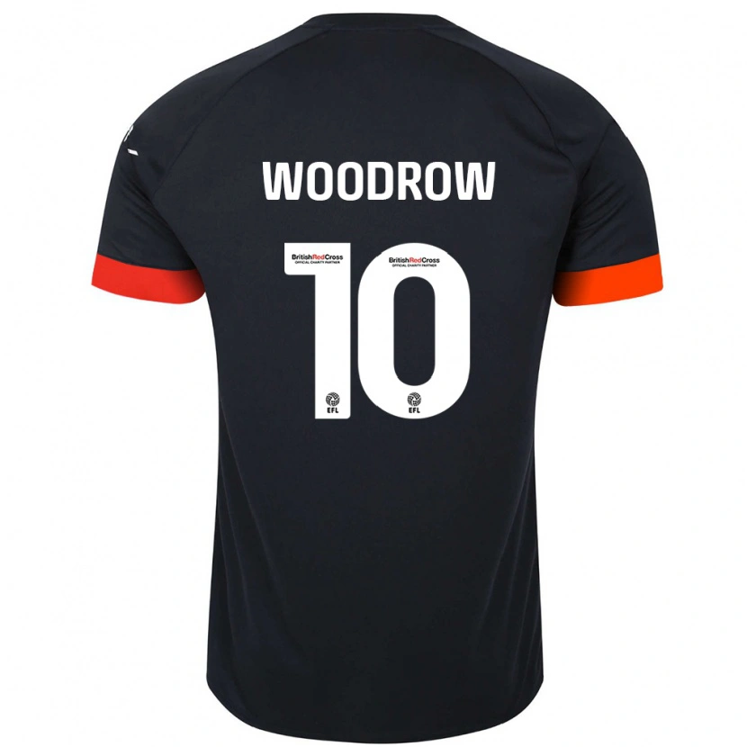 Danxen Kvinder Cauley Woodrow #10 Sort Orange Udebane Spillertrøjer 2024/25 Trøje T-Shirt