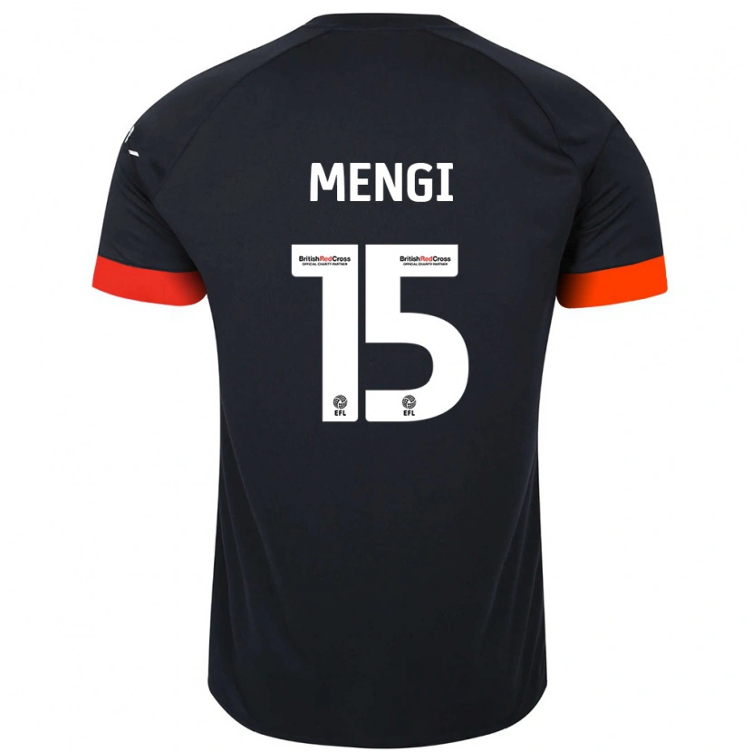 Danxen Kvinder Teden Mengi #15 Sort Orange Udebane Spillertrøjer 2024/25 Trøje T-Shirt