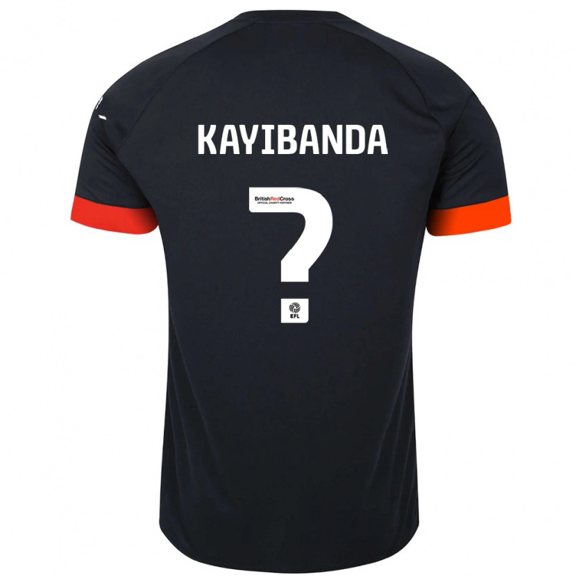 Danxen Kvinder Claude Kayibanda #0 Sort Orange Udebane Spillertrøjer 2024/25 Trøje T-Shirt