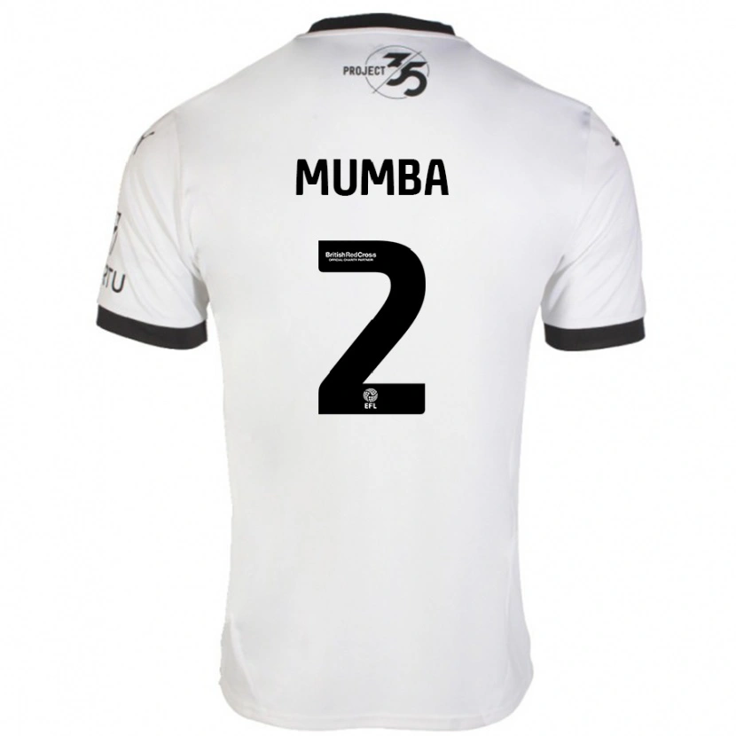 Danxen Kvinder Bali Mumba #2 Hvid Sort Udebane Spillertrøjer 2024/25 Trøje T-Shirt