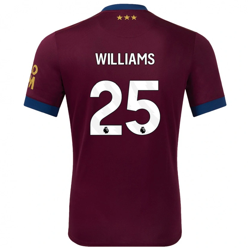 Danxen Kvinder Erin Williams #25 Brun Udebane Spillertrøjer 2024/25 Trøje T-Shirt