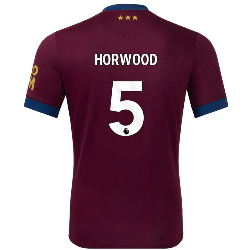 Danxen Kvinder Bonnie Horwood #5 Brun Udebane Spillertrøjer 2024/25 Trøje T-Shirt