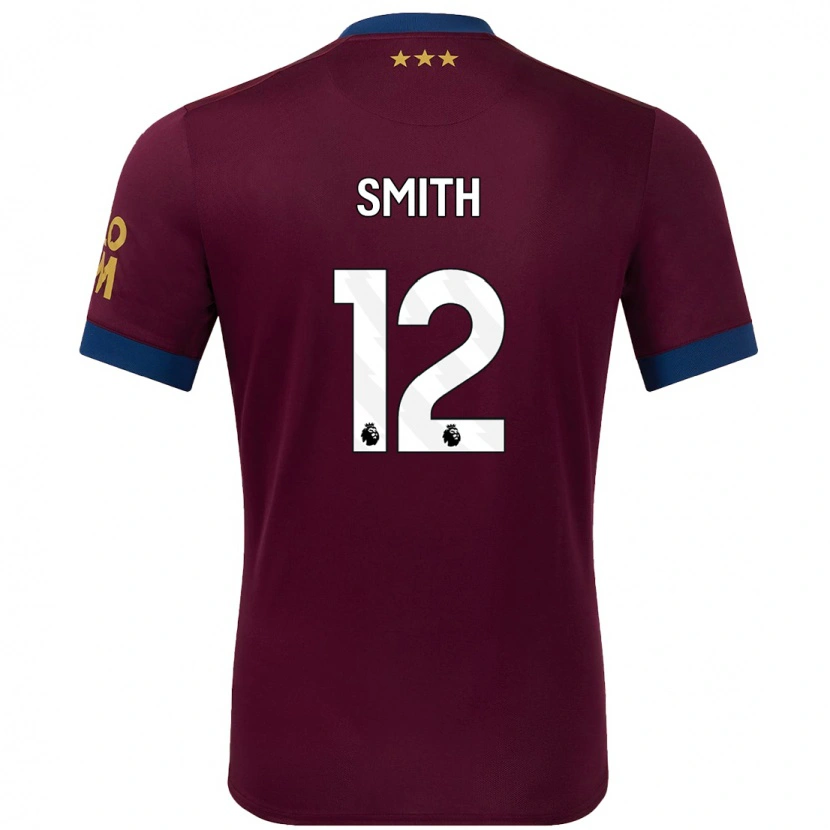 Danxen Kvinder Olivia Smith #12 Brun Udebane Spillertrøjer 2024/25 Trøje T-Shirt