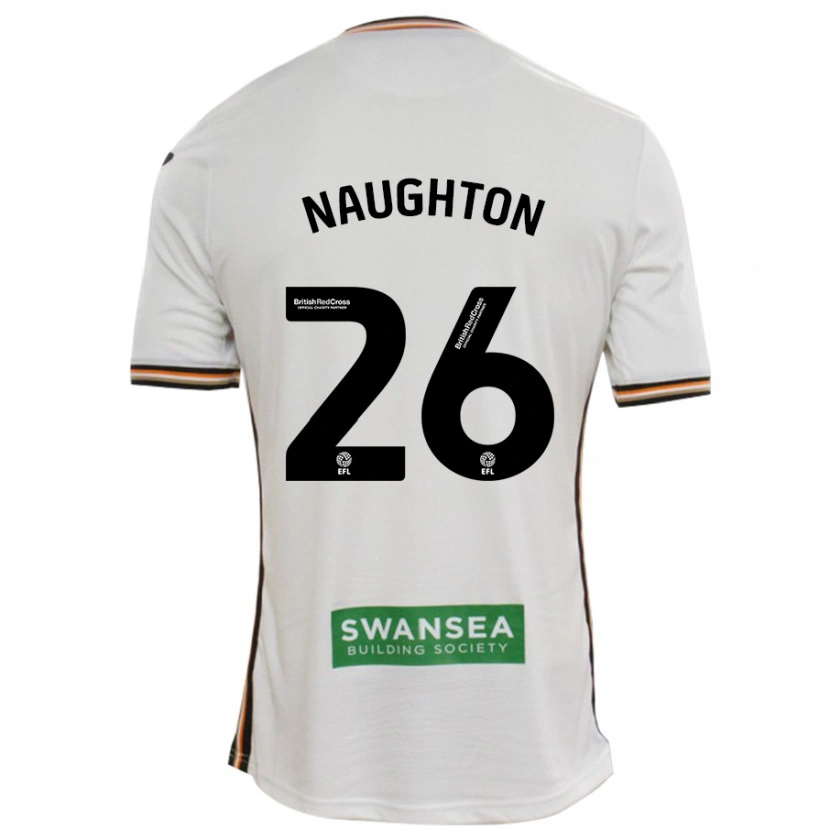 Danxen Børn Kyle Naughton #26 Hvid Hjemmebane Spillertrøjer 2024/25 Trøje T-Shirt