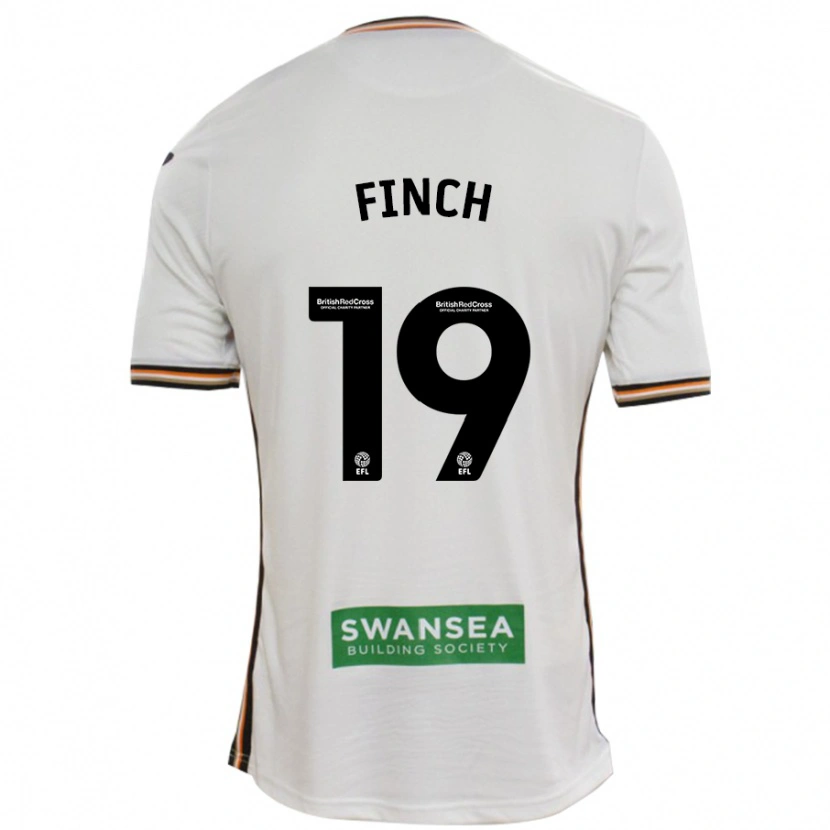 Danxen Børn Lucy Finch #19 Hvid Hjemmebane Spillertrøjer 2024/25 Trøje T-Shirt