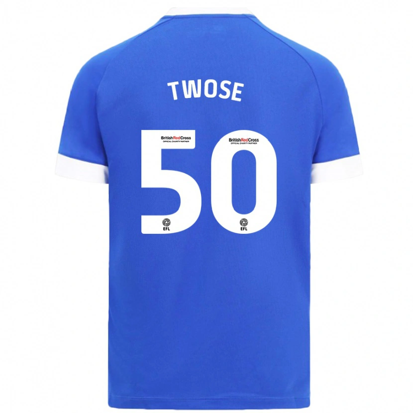 Danxen Børn Cody Twose #50 Himmelblå Hjemmebane Spillertrøjer 2024/25 Trøje T-Shirt
