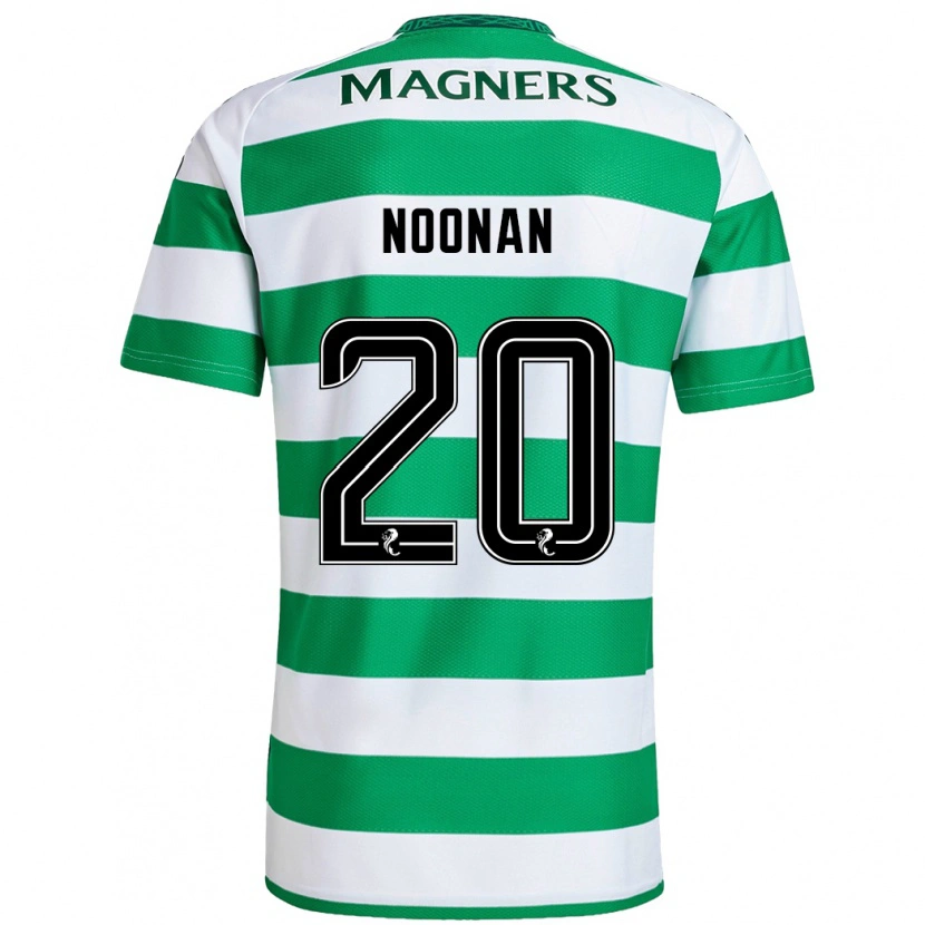 Danxen Børn Saoirse Noonan #20 Grøn Hvid Hjemmebane Spillertrøjer 2024/25 Trøje T-Shirt