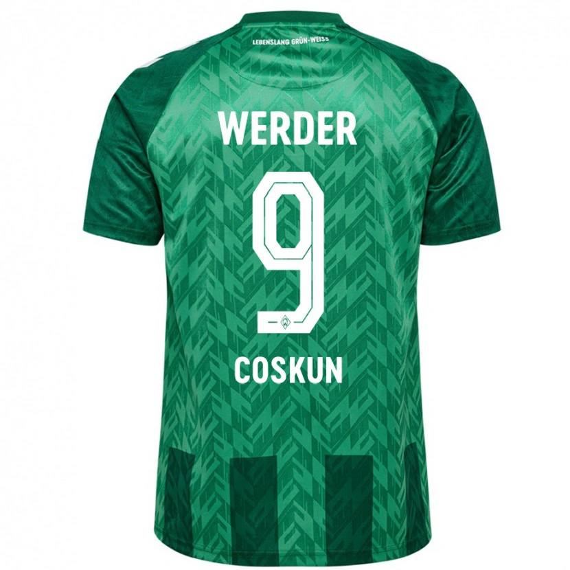 Danxen Børn Boran-Firat Coskun #9 Grøn Hjemmebane Spillertrøjer 2024/25 Trøje T-Shirt