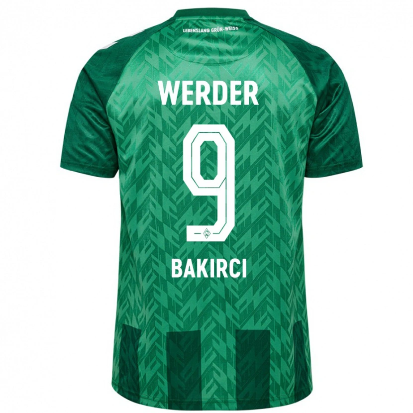 Danxen Børn Yunus Bakirci #9 Grøn Hjemmebane Spillertrøjer 2024/25 Trøje T-Shirt