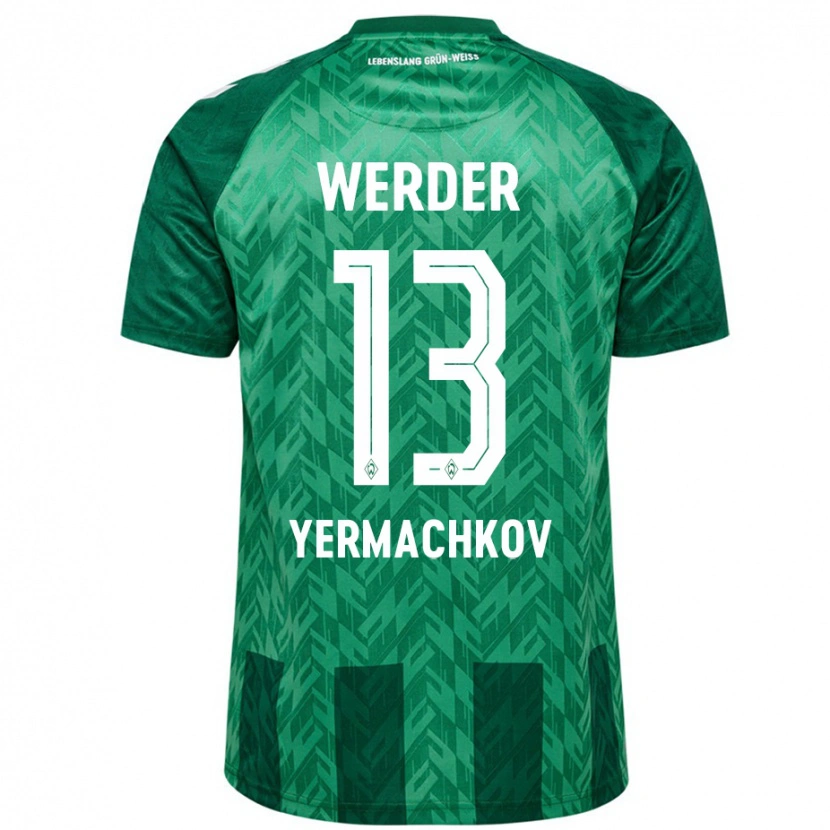 Danxen Børn Ivan Yermachkov #13 Grøn Hjemmebane Spillertrøjer 2024/25 Trøje T-Shirt